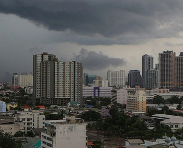 กรมอุตุฯ เตือน ฝนตกหนักบางพื้นที่  กทม.โดนเต็มๆ 80% ของพื้นที่